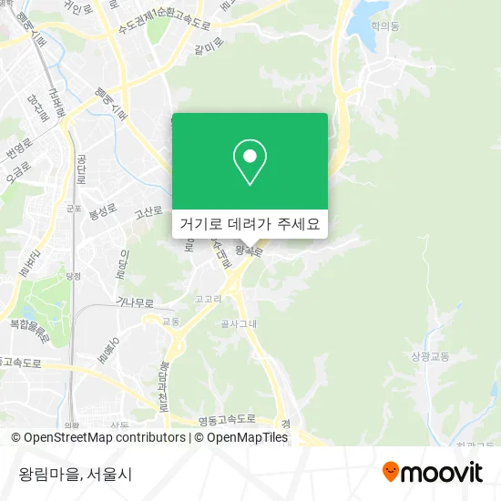 왕림마을 지도