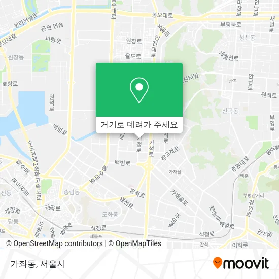 가좌동 지도