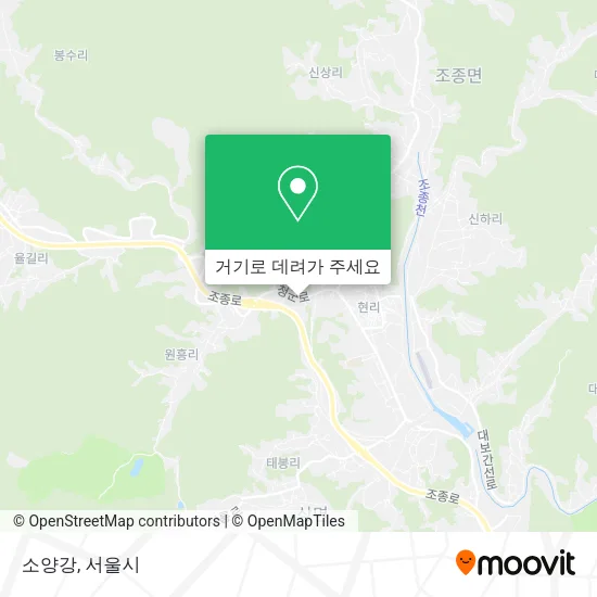 소양강 지도