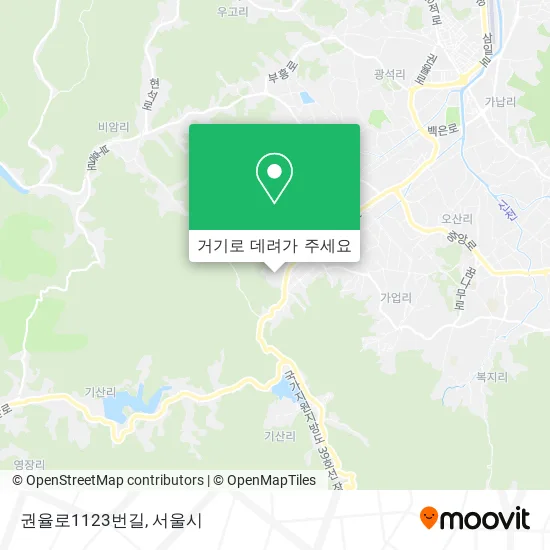 권율로1123번길 지도