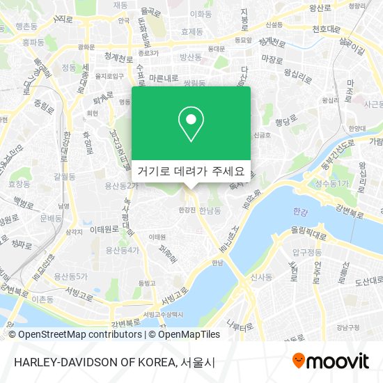 HARLEY-DAVIDSON OF KOREA 지도