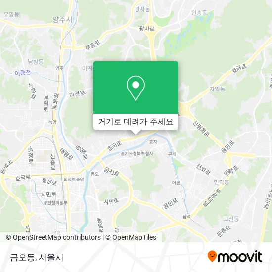 금오동 지도