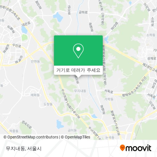 무지내동 지도