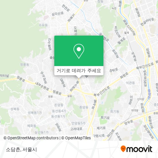 소담촌 지도