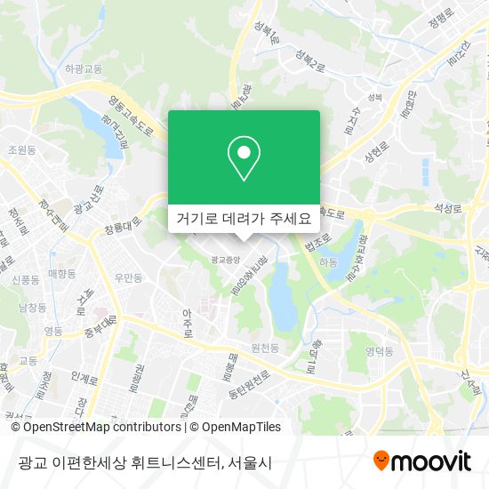 광교 이편한세상 휘트니스센터 지도