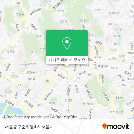 서울중구순화동4-3 지도