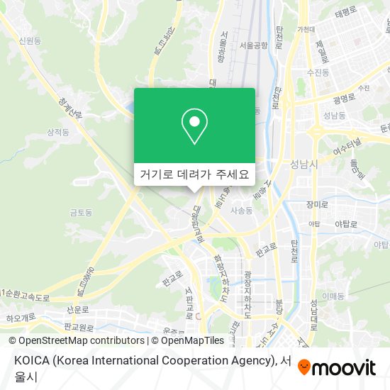 KOICA (Korea International Cooperation Agency) 지도