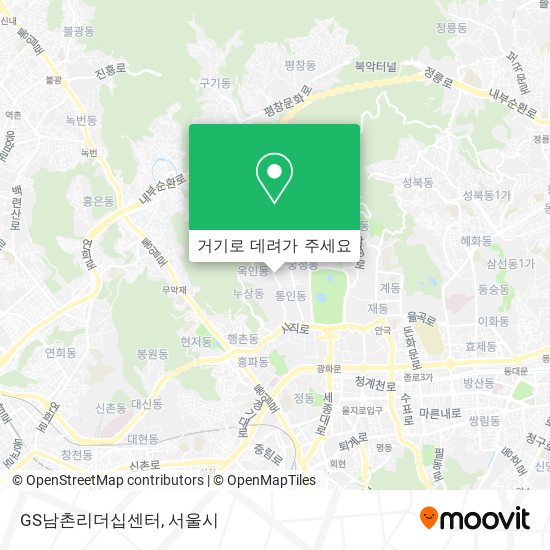 GS남촌리더십센터 지도