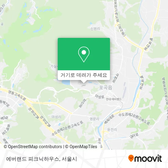 에버랜드 피크닉하우스 지도
