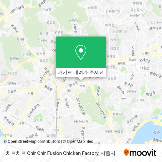 치르치르 Chir Chir Fusion Chicken Factory 지도