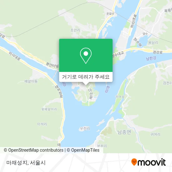마재성지 지도