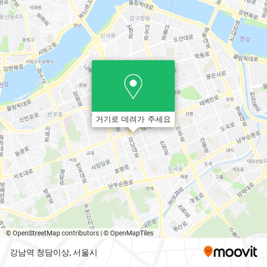 강남역 청담이상 지도