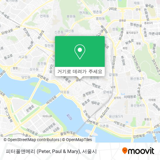 피터폴앤메리 (Peter, Paul & Mary) 지도