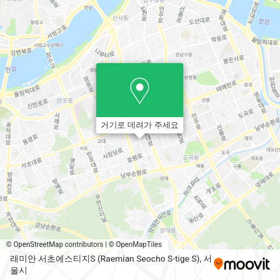래미안 서초에스티지S (Raemian Seocho S-tige S) 지도