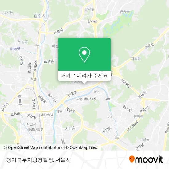 경기북부지방경찰청 지도