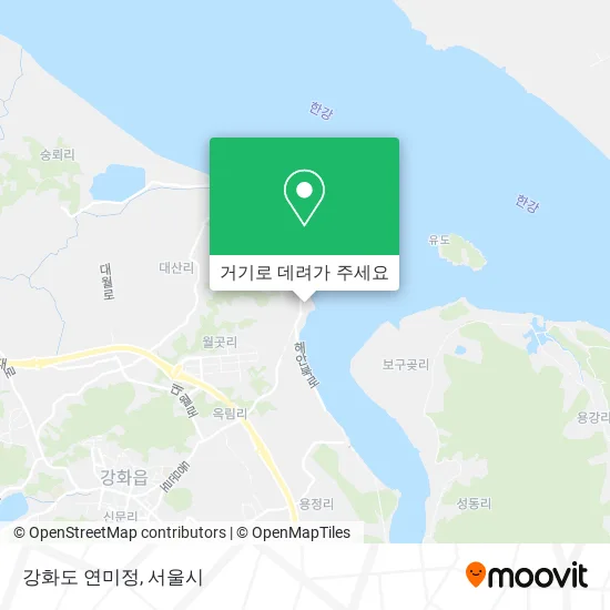 강화도 연미정 지도