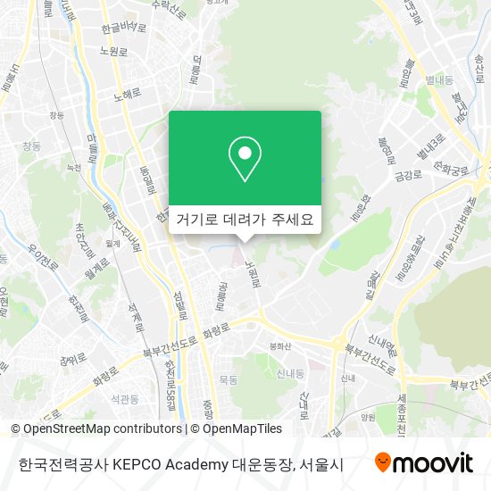 한국전력공사 KEPCO Academy 대운동장 지도