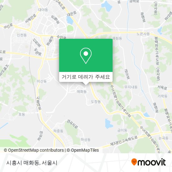 시흥시 매화동 지도