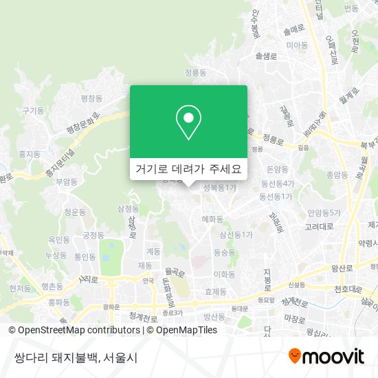 쌍다리 돼지불백 지도