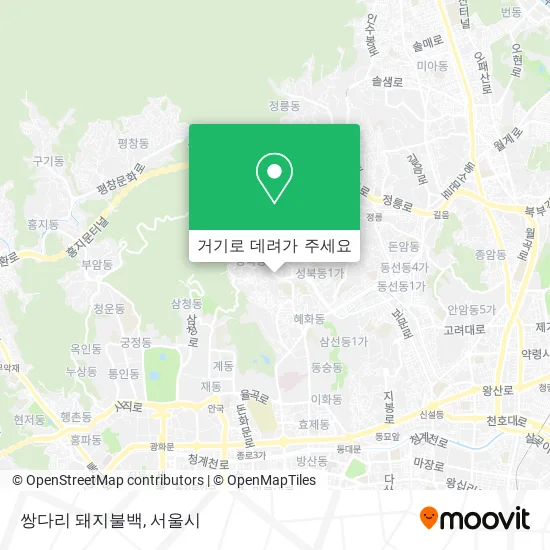 쌍다리 돼지불백 지도