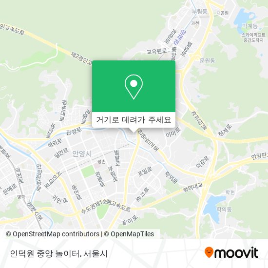 인덕원 중앙 놀이터 지도