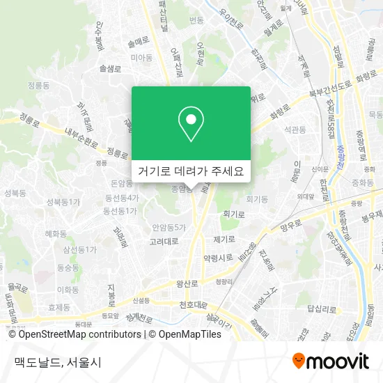 맥도날드 지도