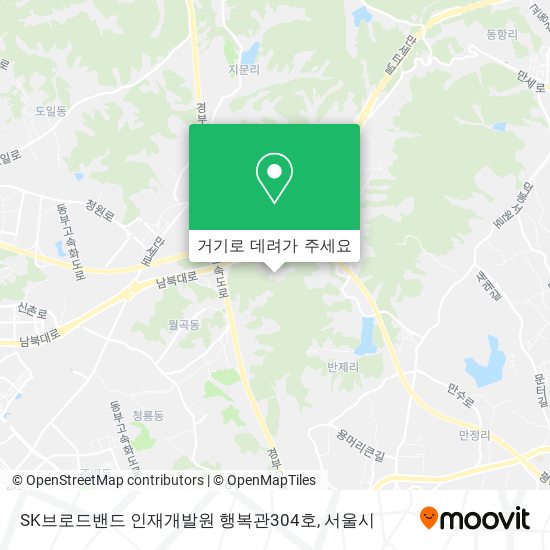 SK브로드밴드 인재개발원 행복관304호 지도