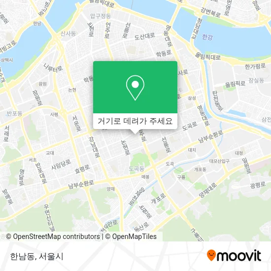 한남동 지도