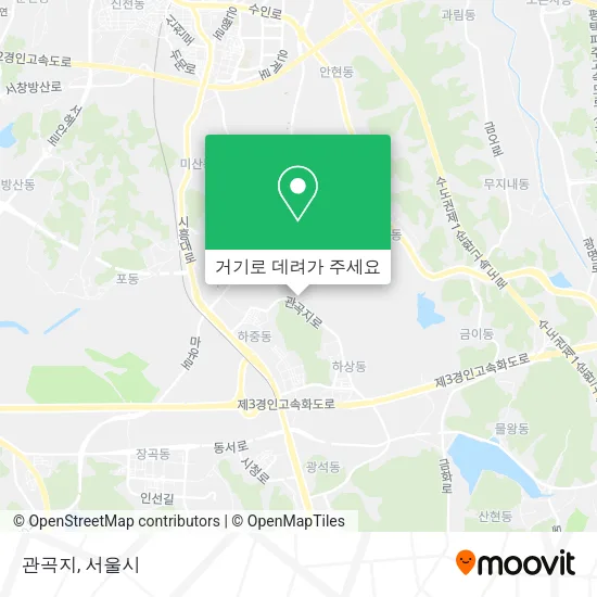 관곡지 지도