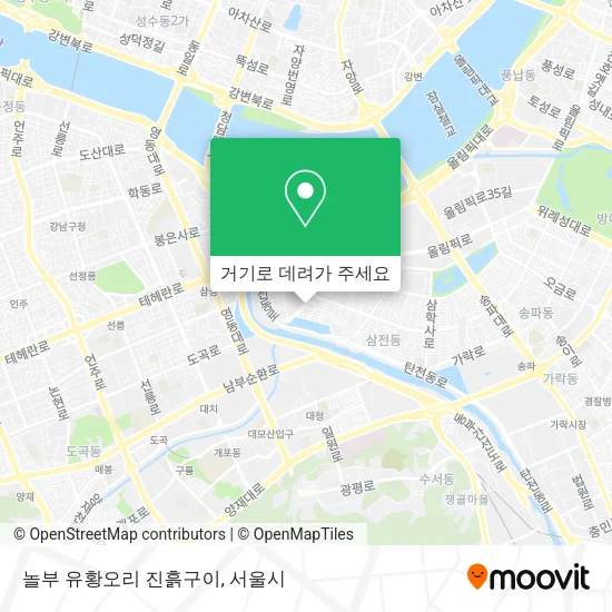 놀부 유황오리 진흙구이 지도