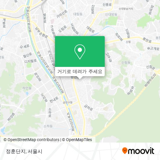 정훈단지 지도