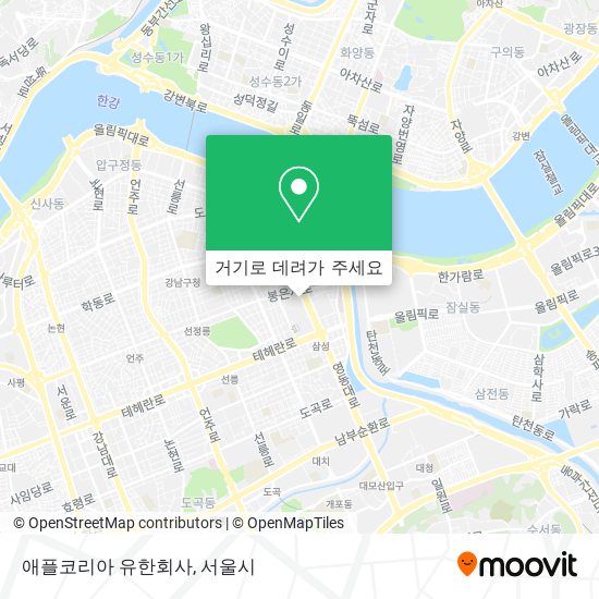 애플코리아 유한회사 지도