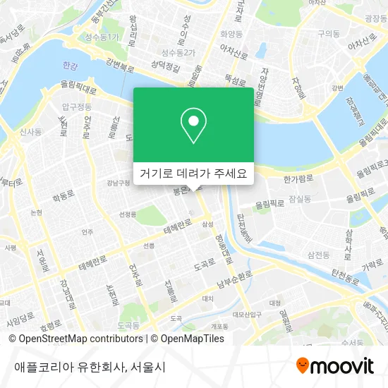애플코리아 유한회사 지도