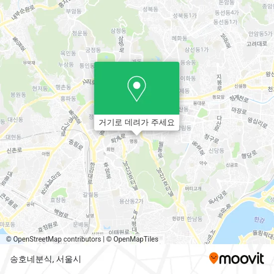 송호네분식 지도