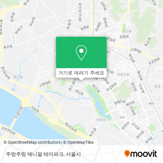 주렁주렁 애니멀 테마파크 지도