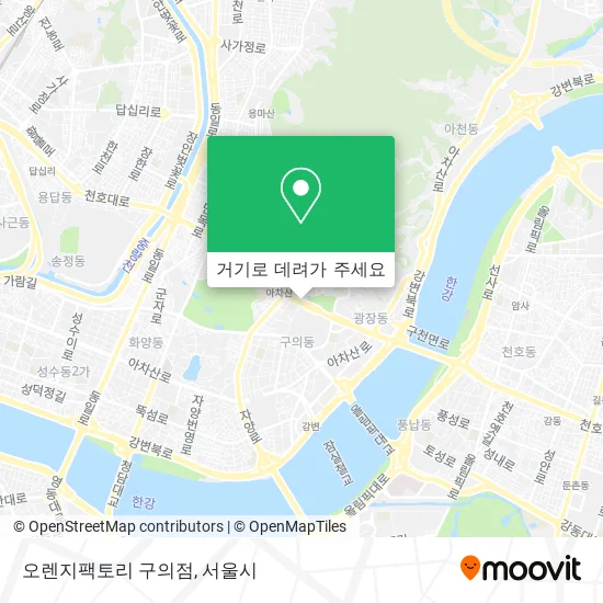 오렌지팩토리 구의점 지도