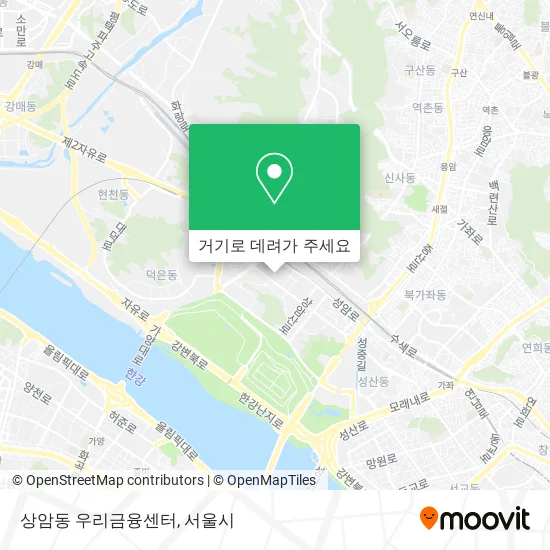 상암동 우리금융센터 지도