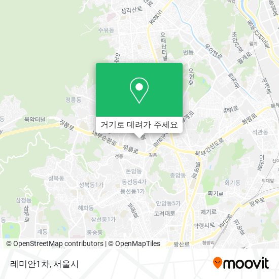 레미안1차 지도