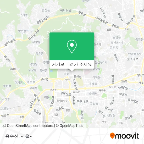 용수산 지도