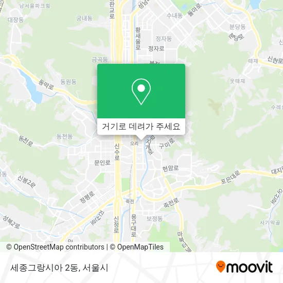 세종그랑시아 2동 지도