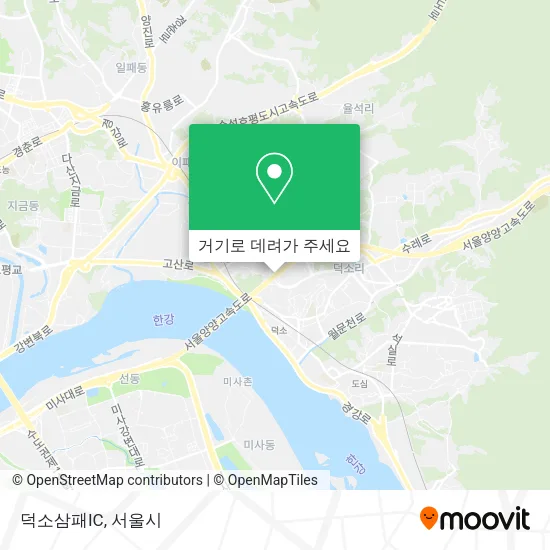 덕소삼패IC 지도