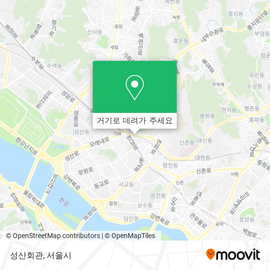 성산회관 지도