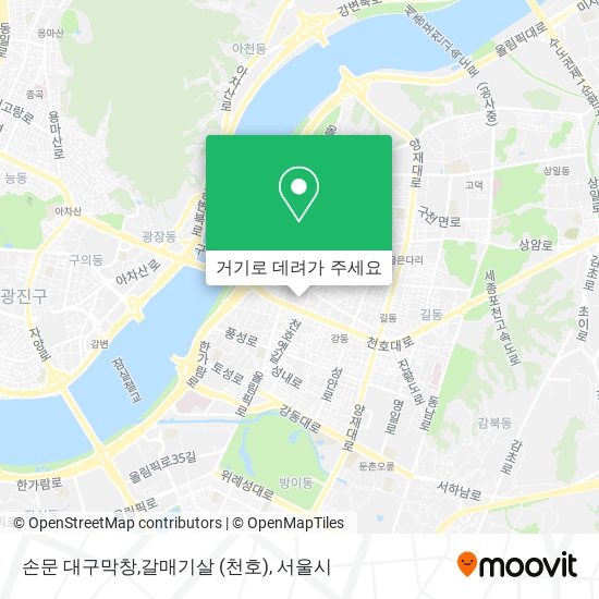 손문 대구막창,갈매기살 (천호) 지도