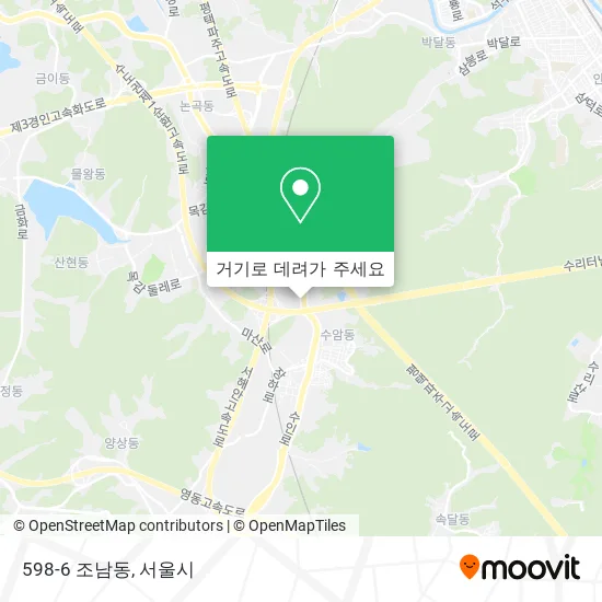 598-6 조남동 지도