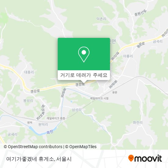 여기가좋겠네 휴게소 지도