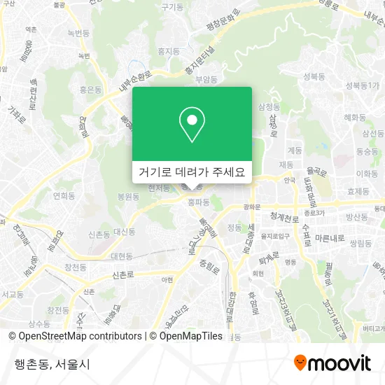 행촌동 지도