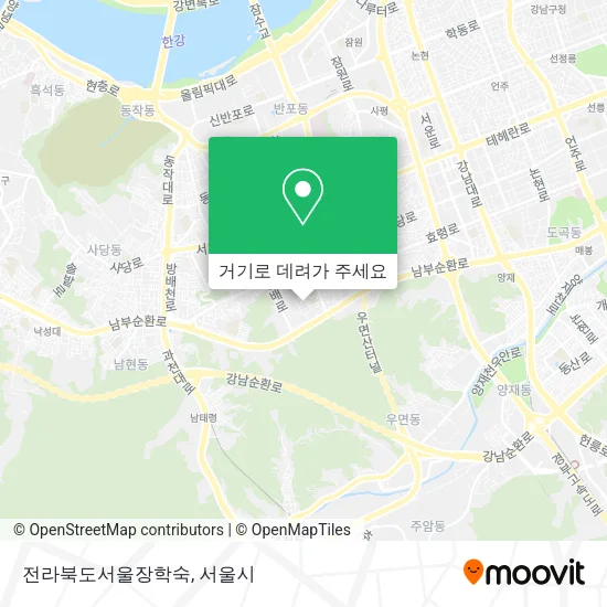 전라북도서울장학숙 지도