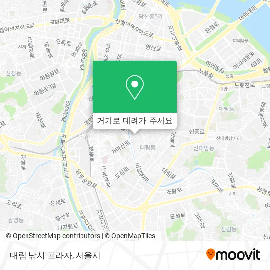 대림 낚시 프라자 지도