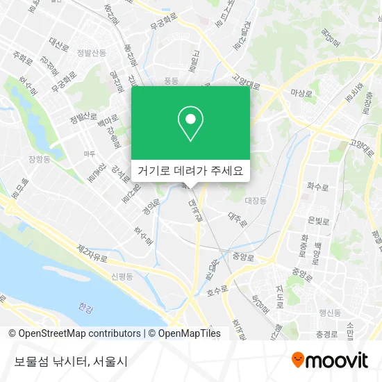 보물섬 낚시터 지도