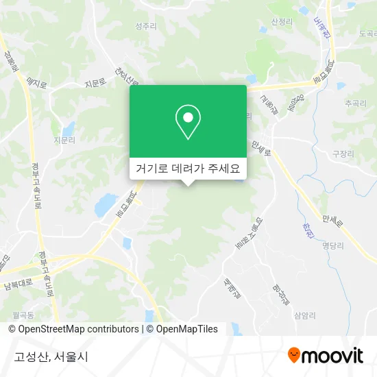 고성산 지도